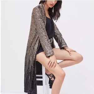 SALE*NWT 🤩Anthropologie BB Dakota SEQUINED DUSTER